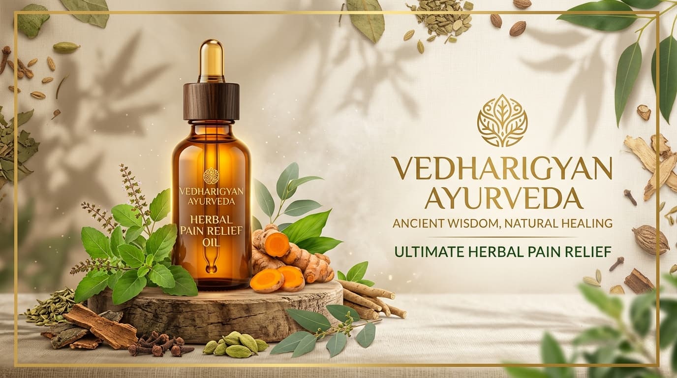 Vedharigyan Herbal Pain Relief Oil